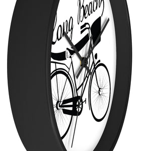 Long Beach Bicycle Wall clock