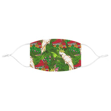 Load image into Gallery viewer, Jungle Skate Parrot Fabric Face Mask