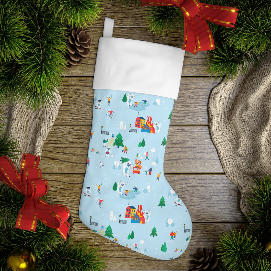 Holiday Havoc Yeti Stocking