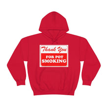 Load image into Gallery viewer, Thank You For Pot Smoking Unisex Heavy Blend™ Hooded Sweatshirt