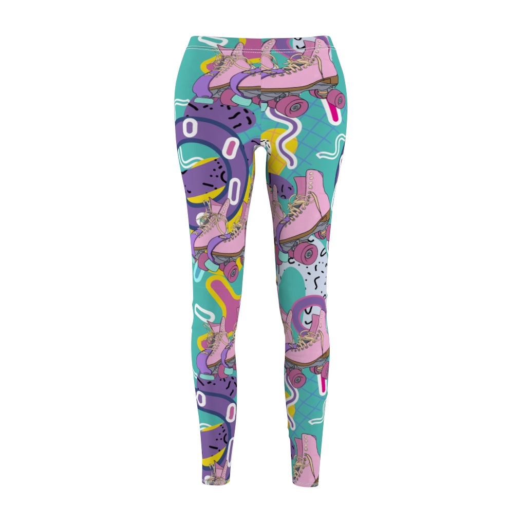 Vivid Roller Skate Casual Leggings