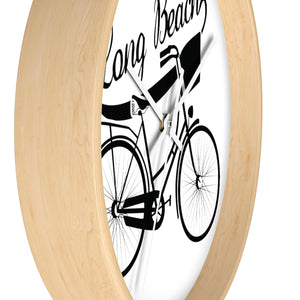 Long Beach Bicycle Wall clock