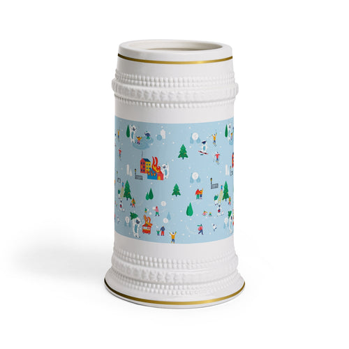 Holiday Havoc Yeti Beer Stein Mug