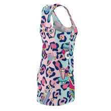 Load image into Gallery viewer, Wild About the 80&#39;s Roller Skate Racerback Dress