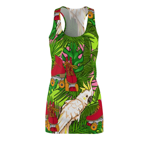 Jungle Skate Parrot Racerback Dress