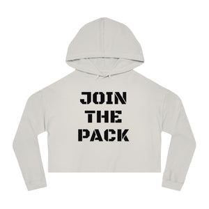 Unisex Join The Pack Cropped Hooded Sweatshirt