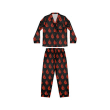 Load image into Gallery viewer, Women&#39;s Satin Heart Pajamas