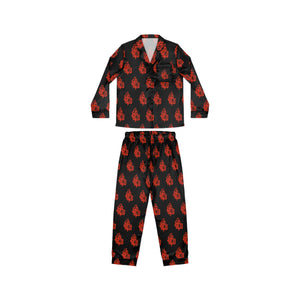 Women's Satin Heart Pajamas