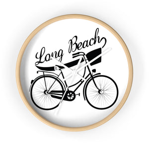 Long Beach Bicycle Wall clock