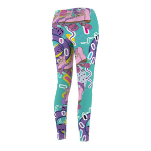 Vivid Roller Skate Casual Leggings