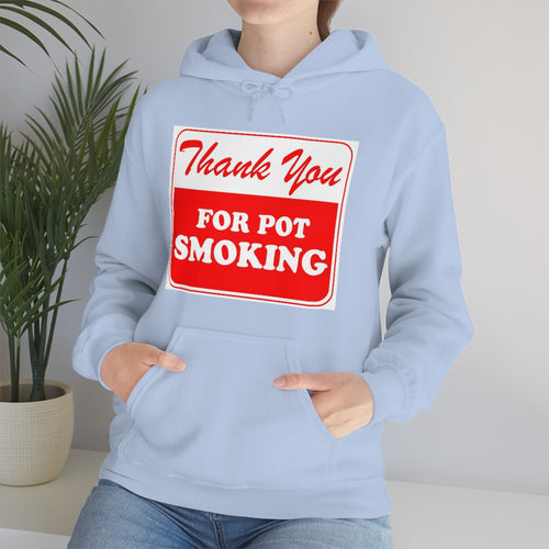 Unisex Thank You For Pot Smoking Heavy Blend™ Hooded Sweatshirt