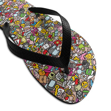 Load image into Gallery viewer, Unisex Interesting Things Flip-Flops