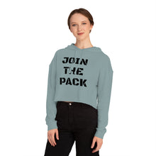 Load image into Gallery viewer, Unisex Join The Pack Cropped Hooded Sweatshirt