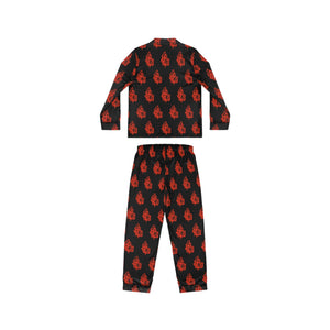 Women's Satin Heart Pajamas