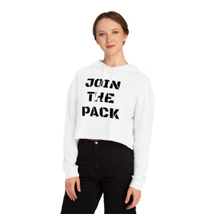 Unisex Join The Pack Cropped Hooded Sweatshirt