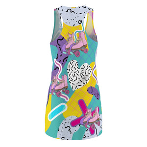 Vivid Roller Skate Racerback Dress