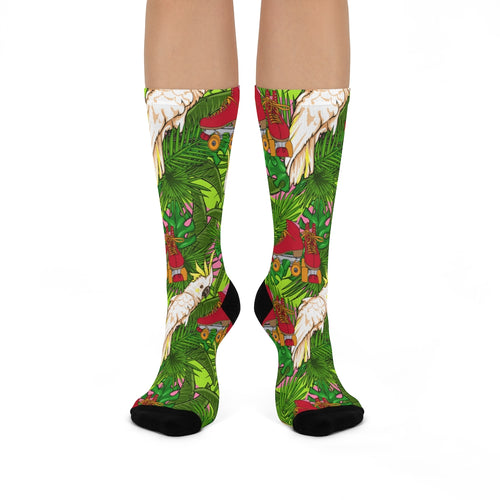 Jungle Skate Parrot Crew Socks