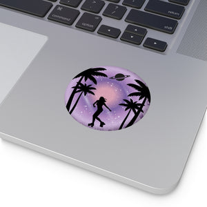 Out of this World Round Vinyl Stickers