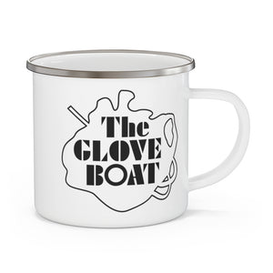 The Glove Boat Enamel Camping Mug