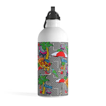 Load image into Gallery viewer, Roller Skate Pizza Party Stainless Steel Water Bottle