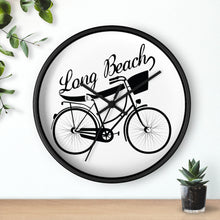 Load image into Gallery viewer, Long Beach Bicycle Wall clock