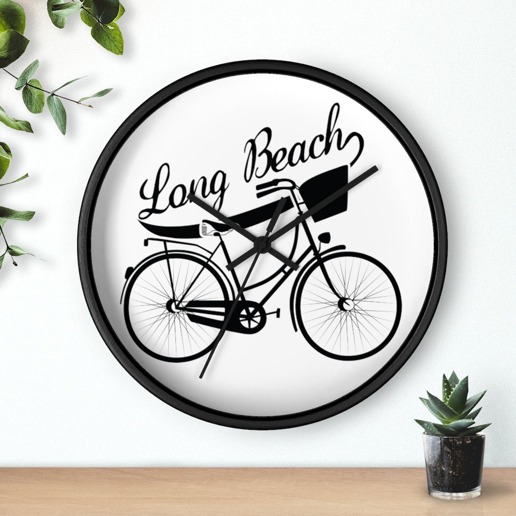 Long Beach Bicycle Wall clock