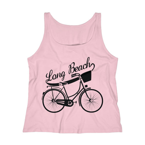 Women's Long Beach Bicycle Relaxed Jersey Tank Top