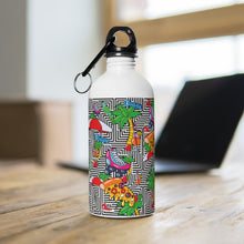 Load image into Gallery viewer, Roller Skate Pizza Party Stainless Steel Water Bottle