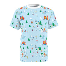 Load image into Gallery viewer, Holiday Havoc Yeti Unisex AOP Cut &amp; Sew Tee