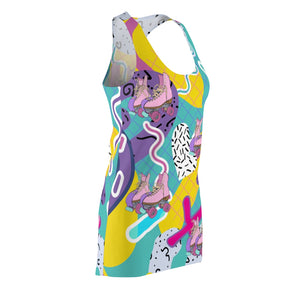 Vivid Roller Skate Racerback Dress