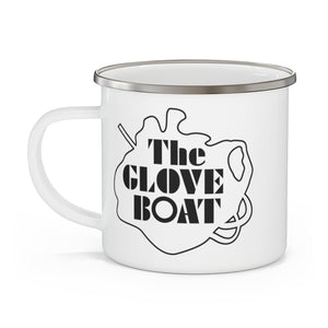 The Glove Boat Enamel Camping Mug