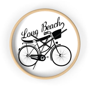 Long Beach Bicycle Wall clock