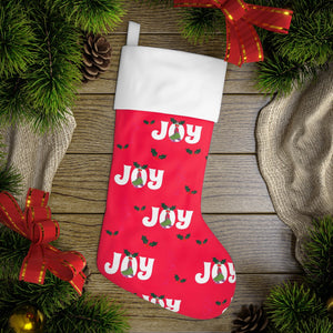 JOY Roller Skate Holiday Stocking