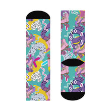 Load image into Gallery viewer, Vivid Roller Skate Crew Socks