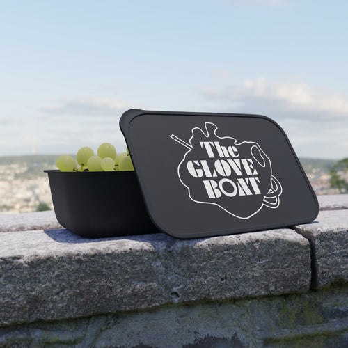 NEW!! Glove Boat PLA Bento Box with Band and Utensils