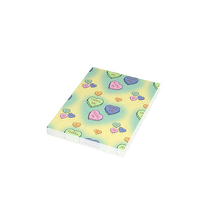 Thrill Me Candy Hearts Greeting Card Bundles (envelopes included)