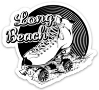 Long Beach Speed Skating Sticker
