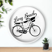 Load image into Gallery viewer, Long Beach Bicycle Wall clock