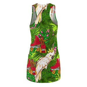 Jungle Skate Parrot Racerback Dress