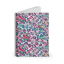 Load image into Gallery viewer, Wild About the 80&#39;s Roller Skate Spiral Notebook