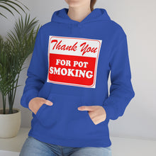 Load image into Gallery viewer, Thank You For Pot Smoking Unisex Heavy Blend™ Hooded Sweatshirt