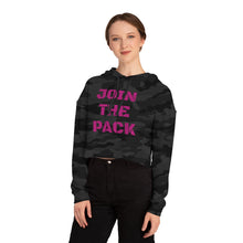 Load image into Gallery viewer, Unisex Join The Pack Cropped Hooded Sweatshirt