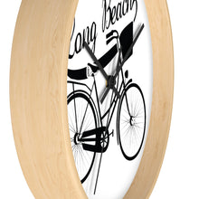 Load image into Gallery viewer, Long Beach Bicycle Wall clock