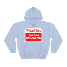 Load image into Gallery viewer, Thank You For Pot Smoking Unisex Heavy Blend™ Hooded Sweatshirt