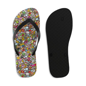 Unisex Interesting Things Flip-Flops