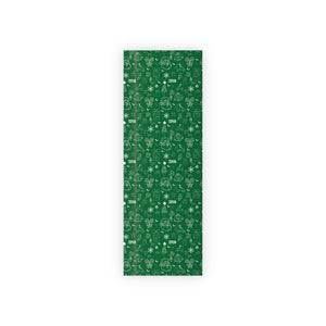 Green Christmas Treats Gift Wrapping Paper Rolls, 1pc