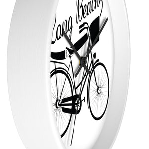 Long Beach Bicycle Wall clock