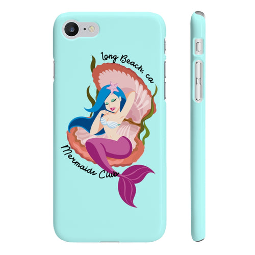 Long Beach Mermaids Club Slim Phone Case
