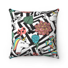 Load image into Gallery viewer, Majestic Unicorn Square Pillow