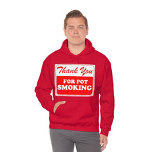 Load image into Gallery viewer, Thank You For Pot Smoking Unisex Heavy Blend™ Hooded Sweatshirt